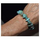 Turquoise Stone Stretch Bracelet