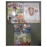 Three 1990's Texas Rangers Magazines