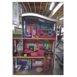 KidCraft Doll House W/ Lots Of Furniture &