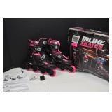 Inline Skates Size Adjustable New In Damaged Box