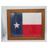 Framed Texas Flag - 16x13
