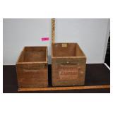 Two Vintage Remington Express Wood Crates *Note*