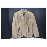 Chi By Falchi Women's Leather Jacket Size M.