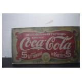 Large Metal Coca-Cola Sign, 30'x16'