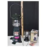 Two Propane Lanterns:Coleman & Mighty-Lite Single
