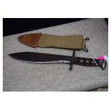 WWII Machette w/ Canvas Sheath-U.S, MOD 1917