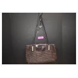 Brighton Woven Leather Bag With Braided Strap