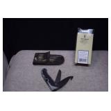Browning Gut Hook & Sawblade Knife w/ Cloth Sheath