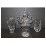 Nice Collection Of Fine Cut Crystal, 4 Piece