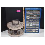 Forty Drawer Organizer  With Contents And More