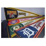 Sports Team Pennants,Like New Condition