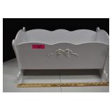 KidKraft Doll Cradle White With Bow Embellishment