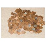 400+ Wheat Pennies - Some Steel Cents
