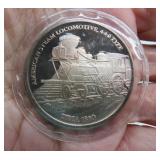 Steam Locomotive 1oz Silver Round