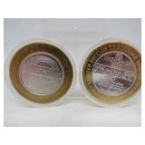 Horseshoe and Silver Legacy Casino $10 Silver Gami