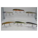 Six Vintage Assorted Lures