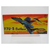 1959 F7U-3 Cutlass Navy Jet Fighter Model Kit
