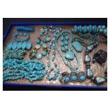 Collection Of Turquoise Colored Jewelry