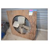 Working Exterior wood Frame Fan