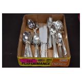 Several Groups Of Flatware In Various Patterns