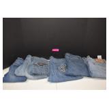 Six Pair Of Women's Jeans For Repurposing/Repair