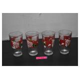 Four Samuel Adams Rebel Ale Collectible Pint