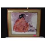 'Seated Women' By RC Gorman 1977 Signed