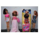 Four-1990's Mattel Barbie Dolls & Accessories,All