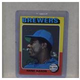 1975 Topps Hank Aaron - Designated Hitter