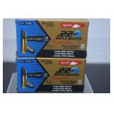 2 Boxes Of Aguila .22 LR Ammo (100 Rounds Total)