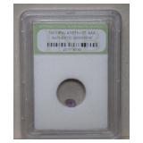 Pear Amethyst Authenticated by INB