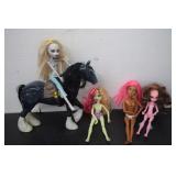 Monster High & Bratzilla Dolls & Horse