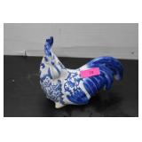 Blue & White Rooster Garden Art La Dolce Vita