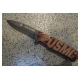 NEW USMC BeachHead Folding 9' Knife - NOTE