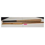 Vintage Louisville Slugger Wood Bat And Small Bat