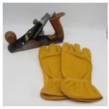 Buck Bros. #4 Planar and New Leather Gloves (L)