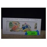 (84) Mint Four Cent Stamps - Unhinged