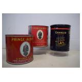 Three Vintage Tobacco Tins
