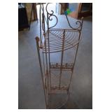 Corner Portable Metal Shelf