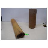 Roll of Leather 25' Wide & Small Piece of Leather