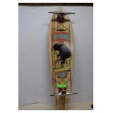 Kryptonics Bear on Bike Long Board w/Axles
