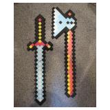 Minecraft Cosplay Foam Sword and Axe