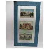 Antique Postcards in Frame - 15x7.5'