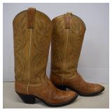 Vintage Dan Post Lizard Leather Cowboy Boots