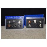 1972S & 1983S U.S. Proof Sets w/ Boxes
