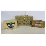 Vtg. Enid Collins Wood Box Purses - Handcrafted
