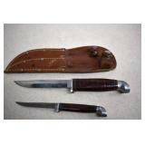 Jean Case Cut Co. Stacked Leather Handle Hunting