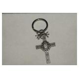 Brighton Bella Roma Cross Keychain Fob