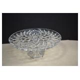 Crystal Pedestal Cake Plate