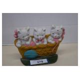 Vintage Kitten Cast Iron Door Stop